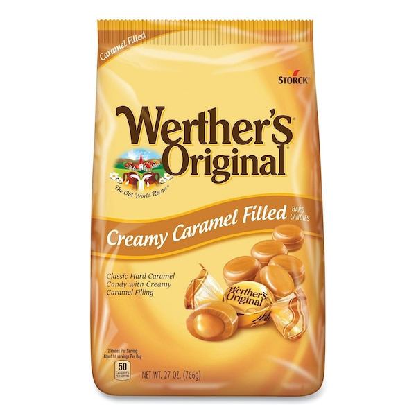 Werthers Original Hard Candies, Caramel, 27 oz Bag SUL46055 - main